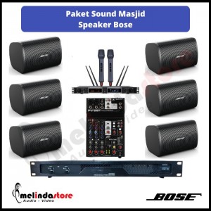 Paket Sound System Masjid Indoor Speaker Bose DM3SE | 6 Speaker
